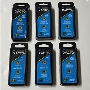 SIX X-ACTO #11 BLADES XZ611/ Z series/ 100 blades